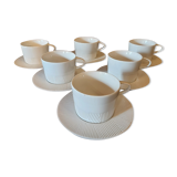 6 cups Geneviève Lethu Trait Blanc 2005