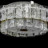 Glass tube chandelier from Murano by Doria, Germany, 1960s.