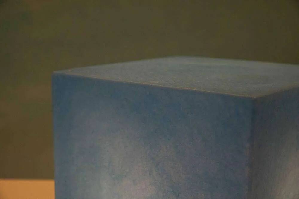 Postmodern cube lamp for children's room, Heico cubism light column.