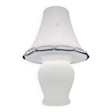 Large Murano mushroom table lamp, Vetri, Italy, 1970s.