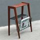 Side table with 50s magazine holder