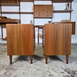 2x Vintage 1960s Danish chests of drawers, night stands teak 60 - 70