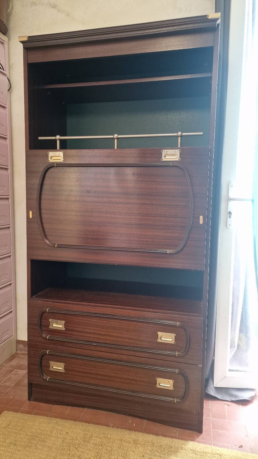 Vintage navy style secretary