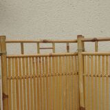 Vintage 60s rattan bamboo screen
