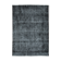 Handwoven oriental overdyed 270 cm x 384 cm black wool carpet