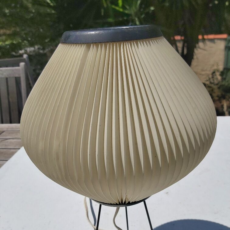 Rispal rhodoid lamp vintage 50s