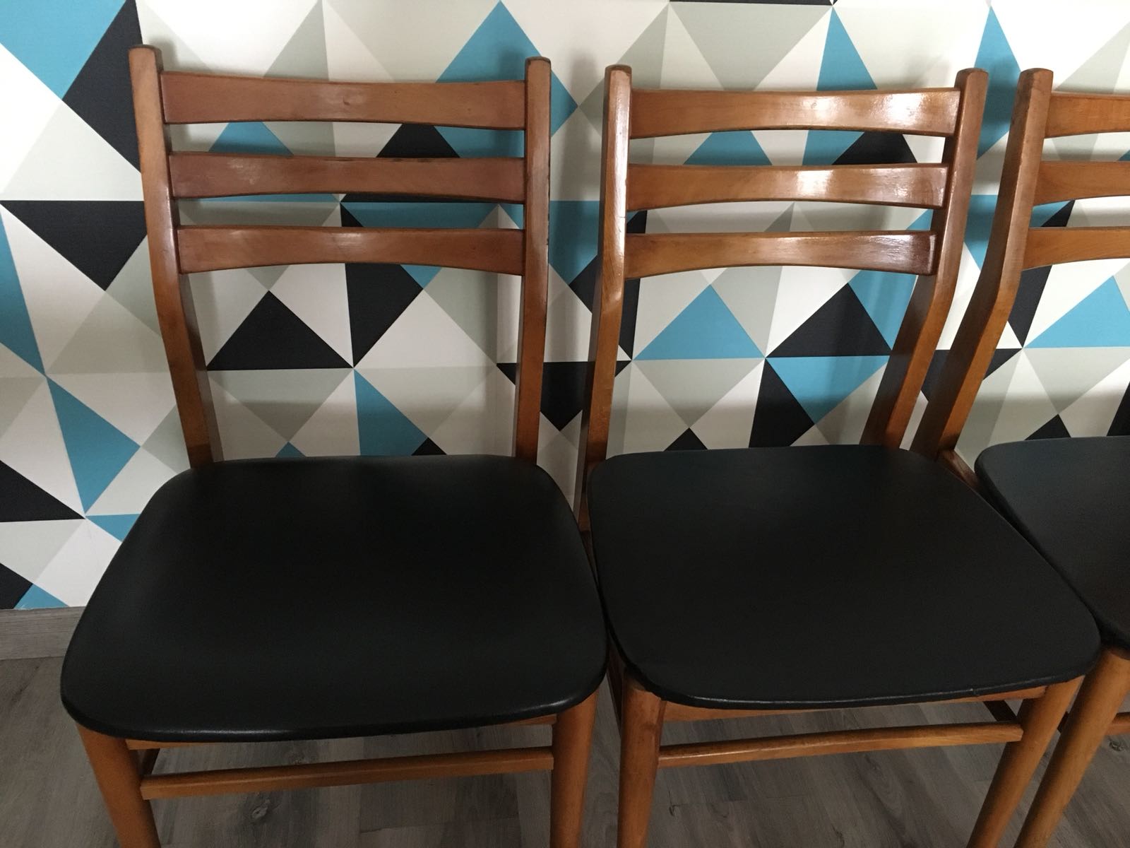 Set de 4 chaises scandinave vintage 1960