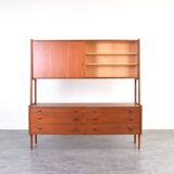 Crédence Mid-Century en Teck Modèle RY-20 par Hans Wegner pour Ry Møbler, Danemark