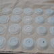 Series of 20 modernist plates Faïencerie de Castres