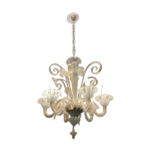 Lustre vénitien en verre d’art de Murano de Venini