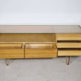 Mid-Century Design Lowboard with Original Hairpin Legs from Germany, 1960s