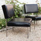 Paire de chauffeuses vintage