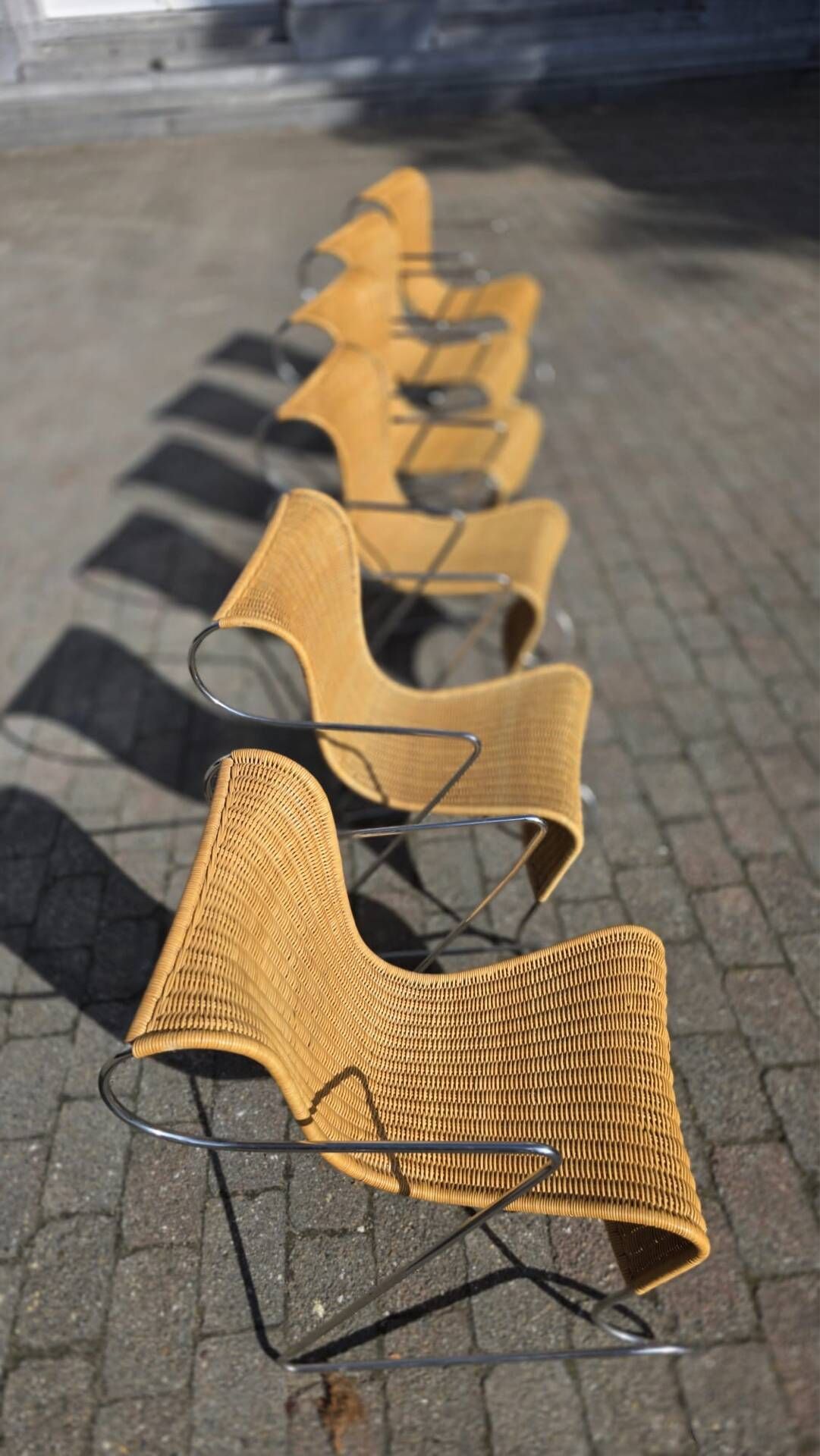 Set of 6 Zigo chairs – Ron Arad for Driade – Italy, 1990s