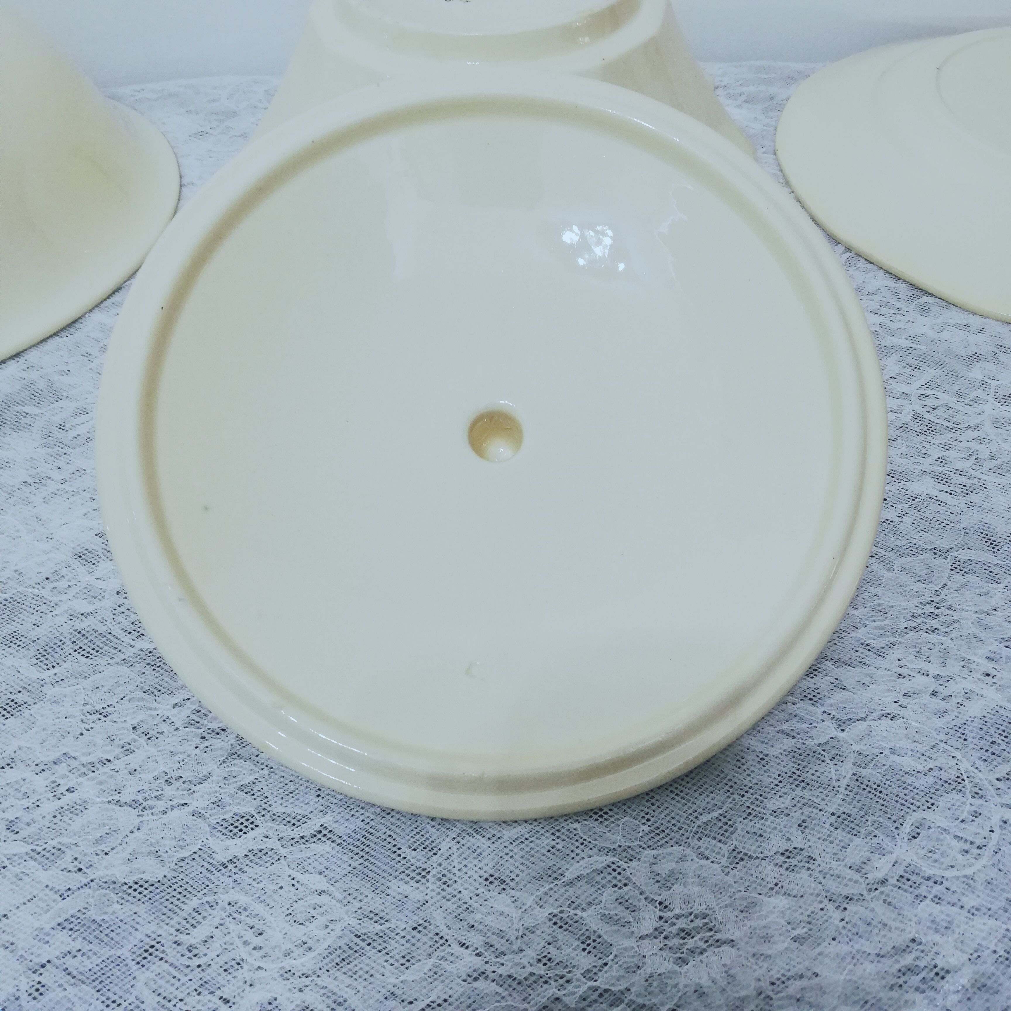 Service 24 pieces in iron earth Digoin Sarreguemines