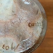 Mid-Century Minimalist Studio Pottery Carafe Vase, 1960s