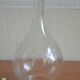 Carafe bombée en verre gravé
