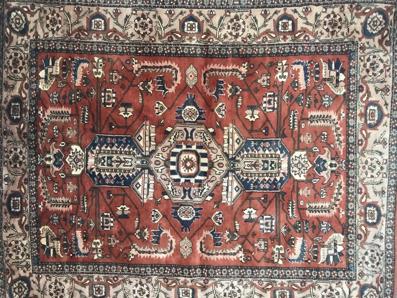 Afghan handmade rug 169x203 cm