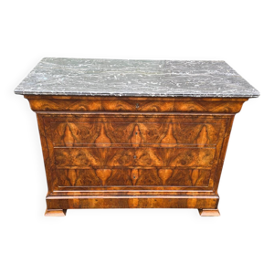 Commode Louis Phillipe - ronce noyer