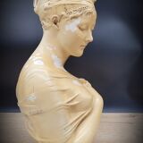 Bust woman plaster