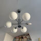 Authentic vintage ceiling light from the 1970s.