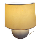 Table lamp in terracotta and fabric