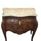 Commode De Style Louix XV En Marqueterie