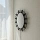 Hillebrand illuminated wall mirror wrought iron 1980s