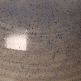 Pair of blue-glazed stoneware lamps