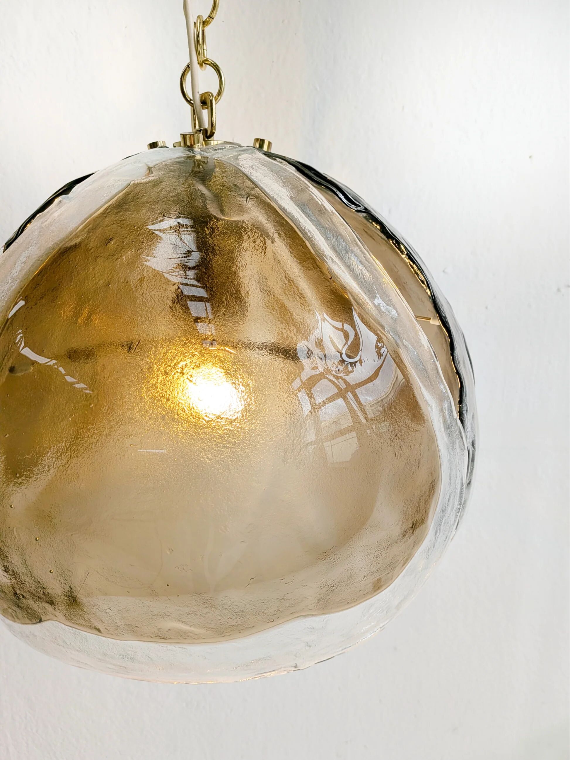 Murano glass chandelier by Kaiser Leuchten 1970s