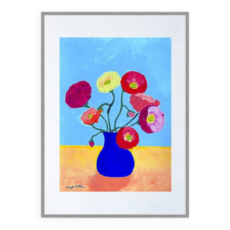 "Iceland Poppies" by Joseph Rethlin