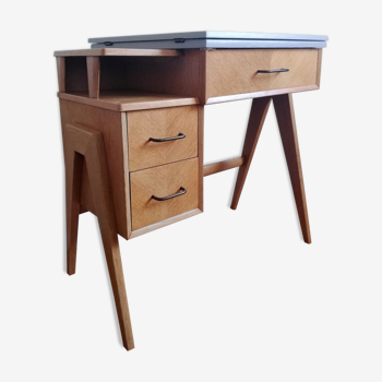 Bureau extensible pieds compas