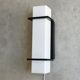 XXL vintage acrylic rectangular wall lamp