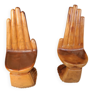 Paire de chaises en teck