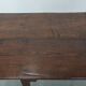 Antique English oak dining table from the 18th century for 4 to 6 people