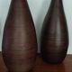 Pair of bamboo vases