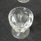 Two small Port glasses in Baccarat crystal