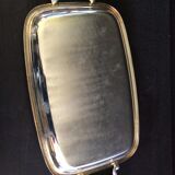 Top with 12 silver metal glasses