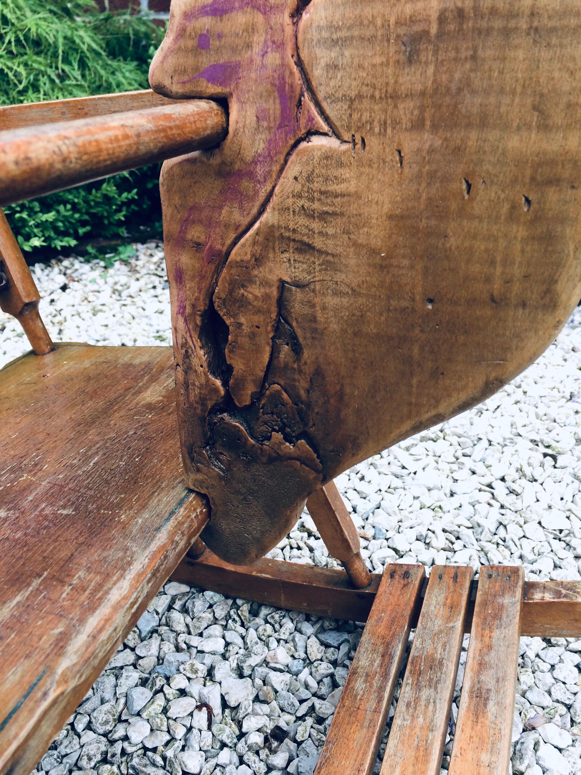 Child rocking horse wooden