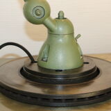 Jielde lamp 2 arms green hammered hammered