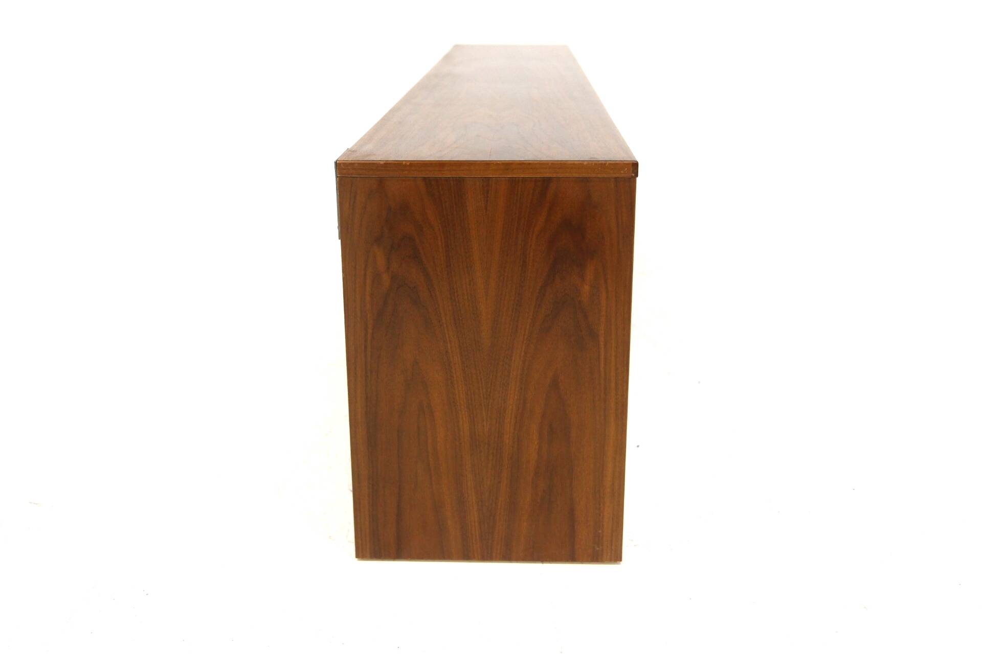 Console murale scandinave en noyer, Suède, 1960