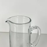 Rare Ancien Grand Broc à orangeade, pichet, pot à eau Baccarat estampillé C