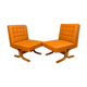 A pair of armchairs by ludvik volak, drevopodnik holesov, czechoslovakia, 1960s