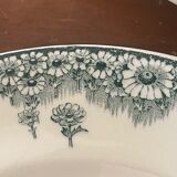 Set of 5 flat plates Terre de fer Longwy