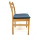 Set de 4 chaises scandinave en hêtre, Suède, 1960