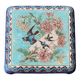 Cloisonné enamel trivet, Longwy