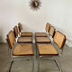 Lot de 6 chaises Cesca B32 Marcel Breuer, 1970