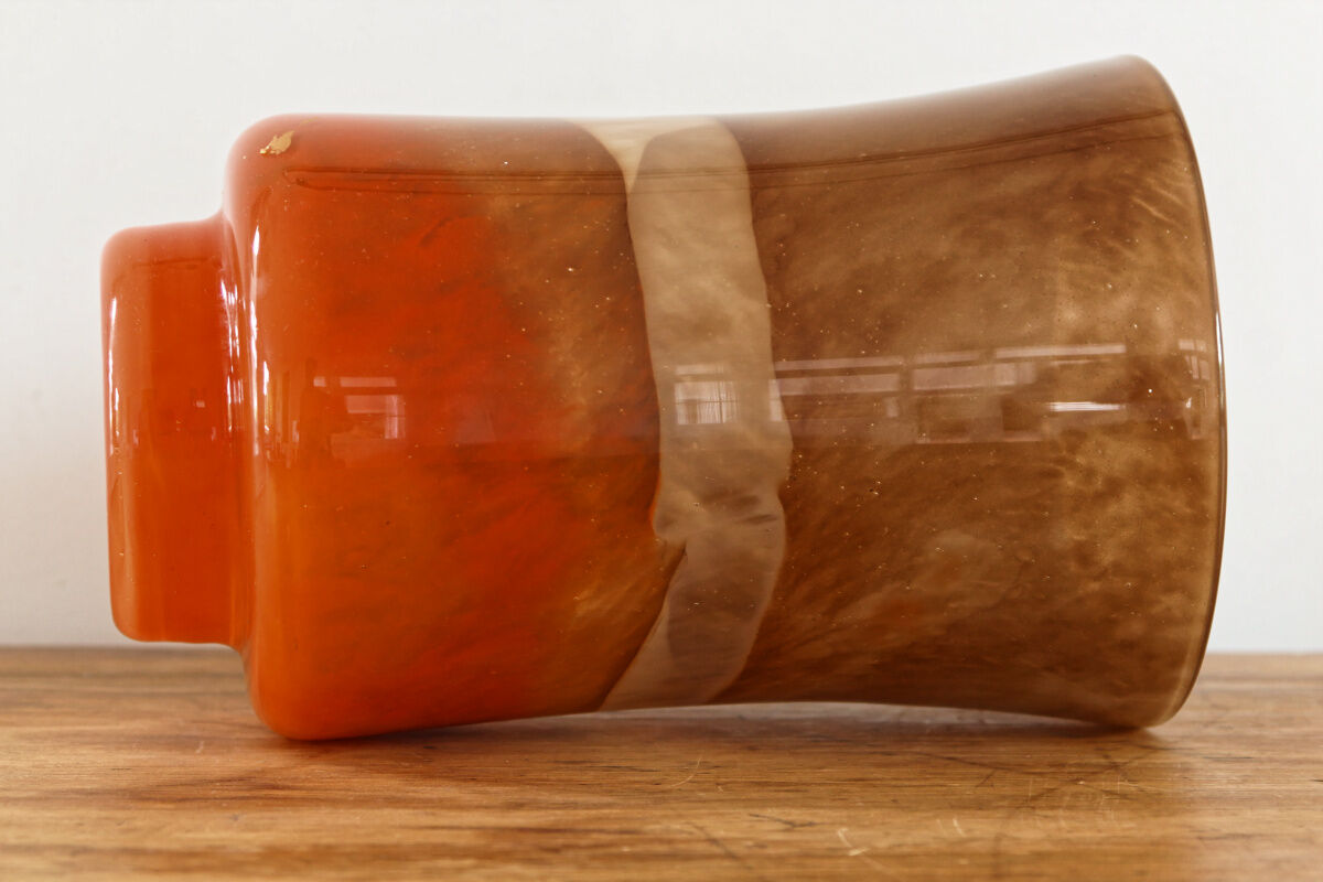 Vintage blown glass vase