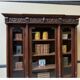 Antique Neo-Renaissance bookcase, display cabinet, walnut