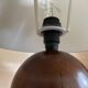 Lampe boule en bois