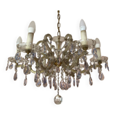 Venetian crystal chandelier Marie-Thérèse old rococo vintage French chandelier Louis XV 1970-80s